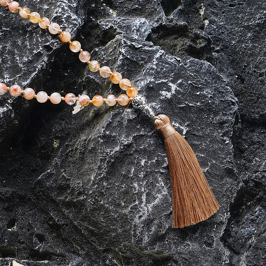 Japamala de 108 Contas Citrino