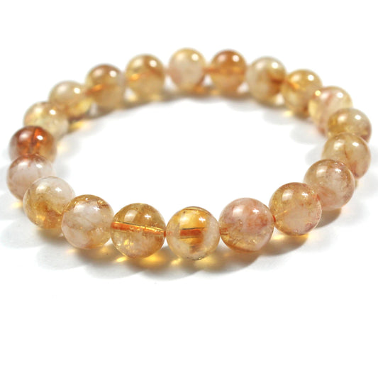 Pulseira de Quartzo Dourado