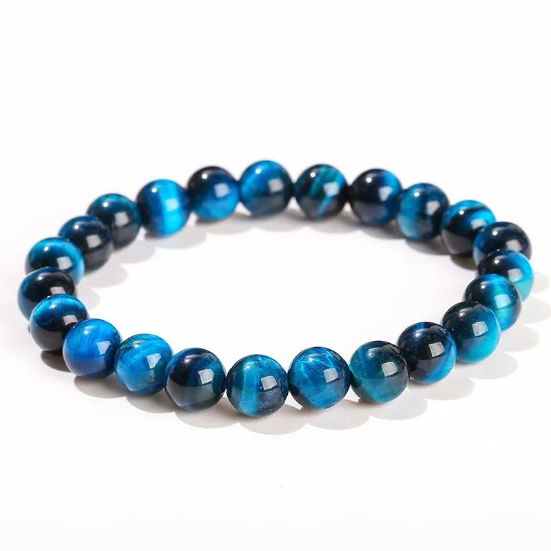 Pulseira Pedra Zen Olho de Tigre Azul