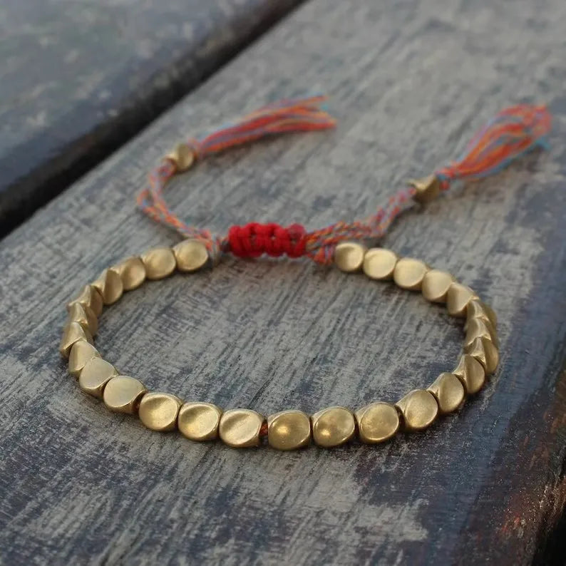 Pulseira Mantra de Ouro