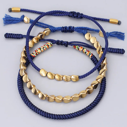 Trio Pulseira Mantra Tibetano