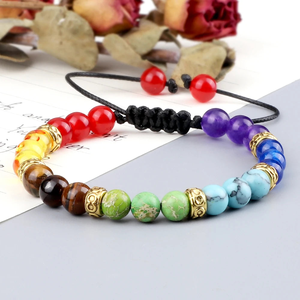 Pulseira  Ajustável - 7 Chakras