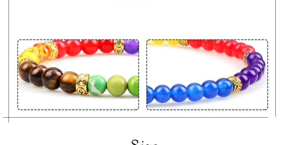 Pulseira  Ajustável - 7 Chakras