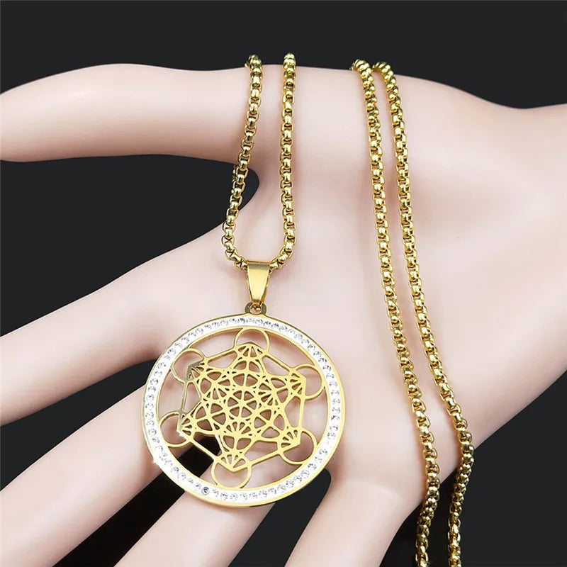 Colar Cubo de Metatron