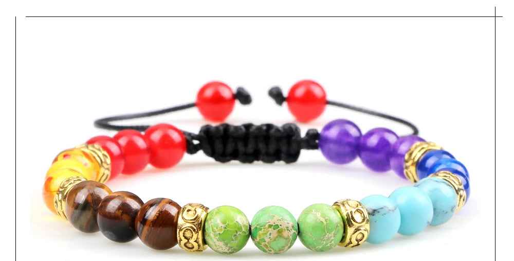 Pulseira  Ajustável - 7 Chakras