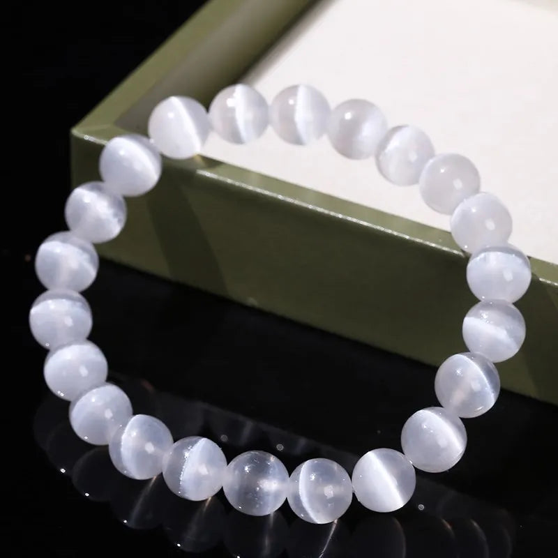 Pulseira Selenita Branca