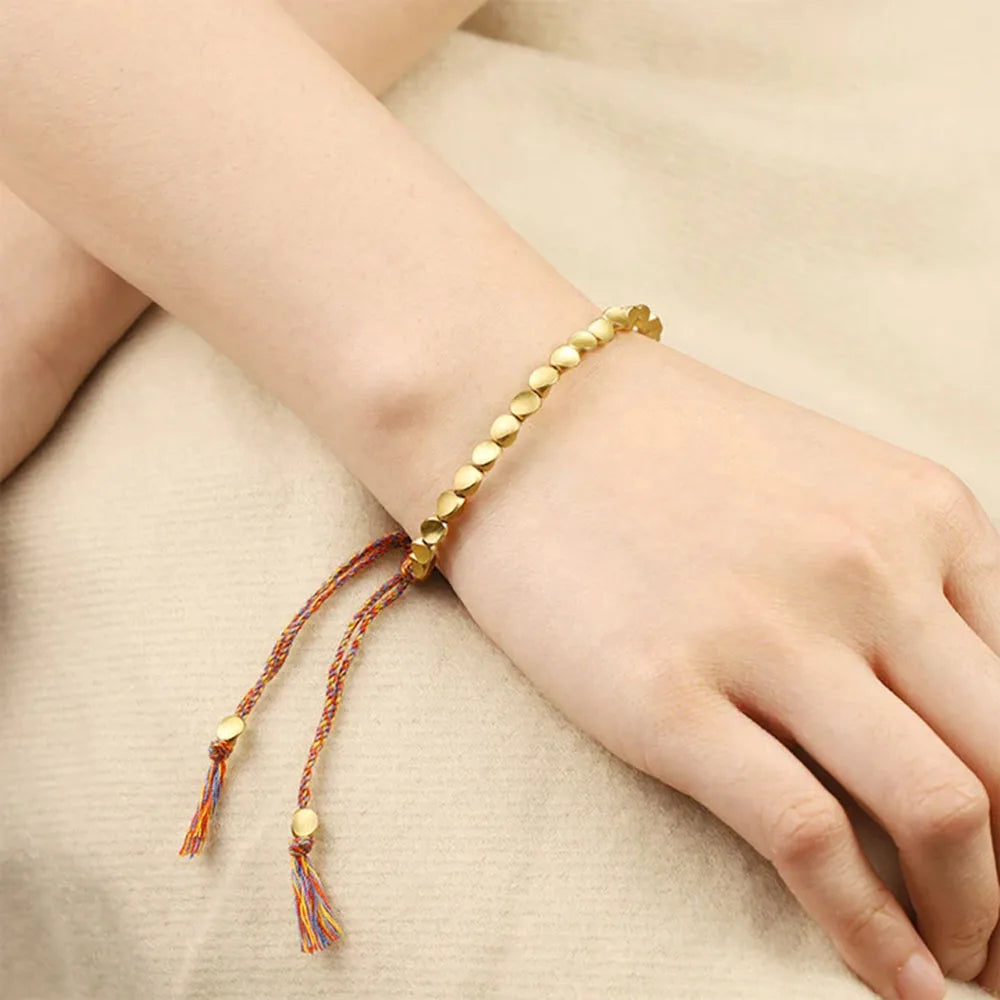 Pulseira Mantra de Ouro