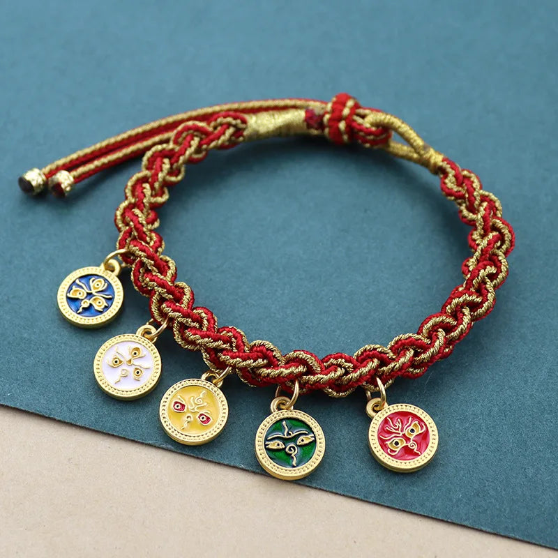 Pulseira Tibetana Cinco Estradas da Riqueza