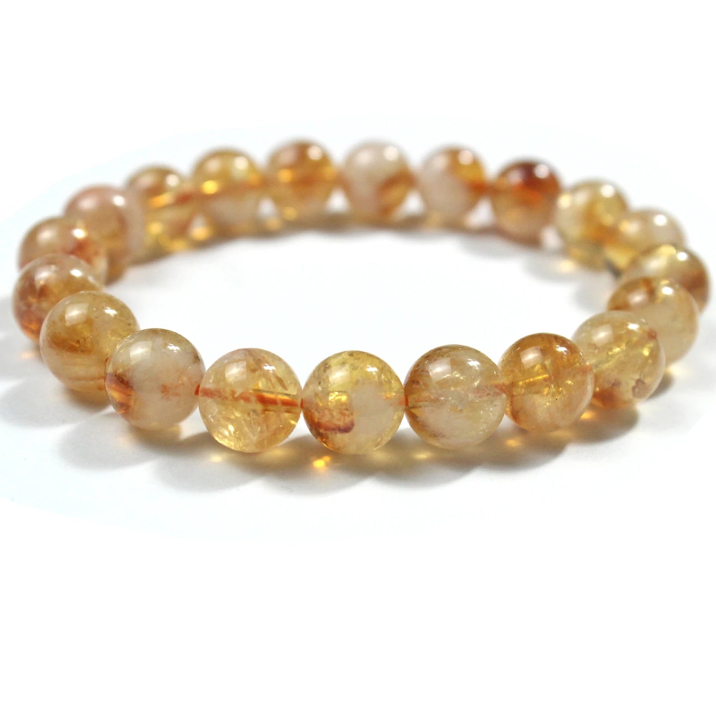Pulseira de Quartzo Dourado