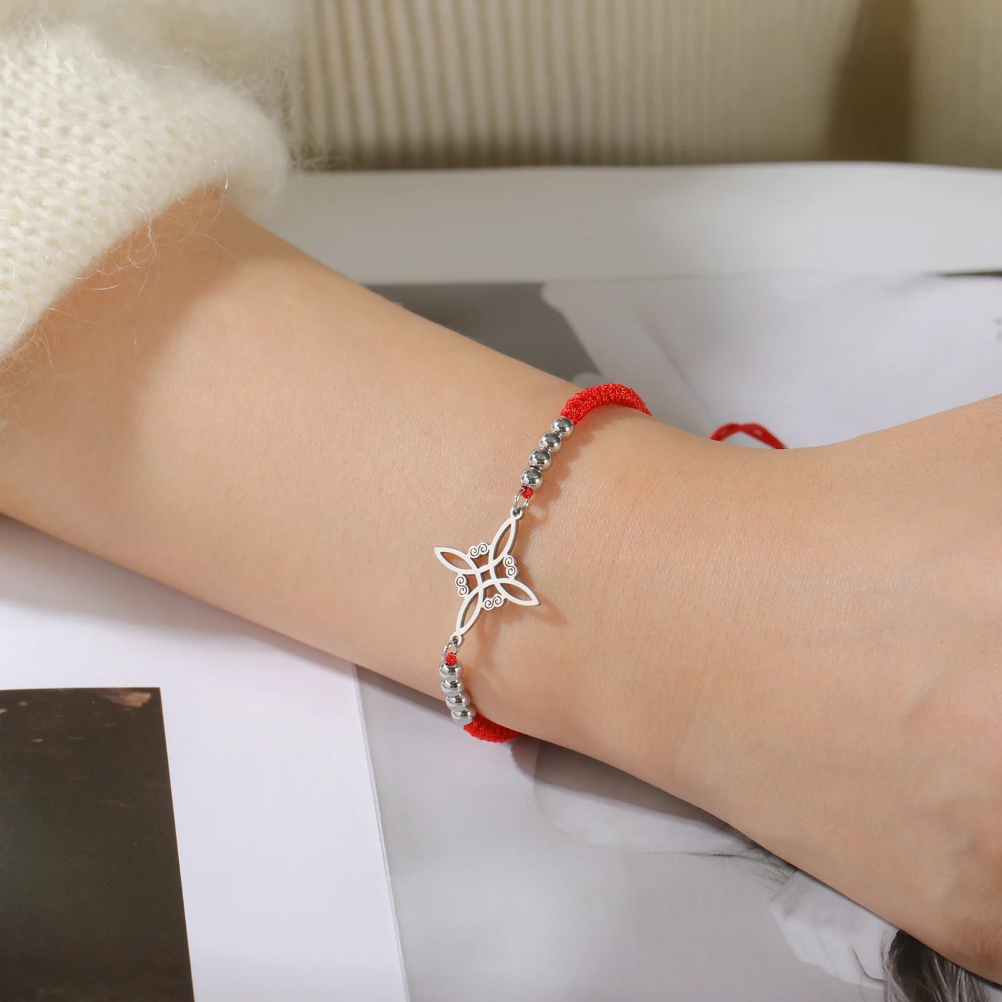 Pulseira "Nó de 4 Pontas