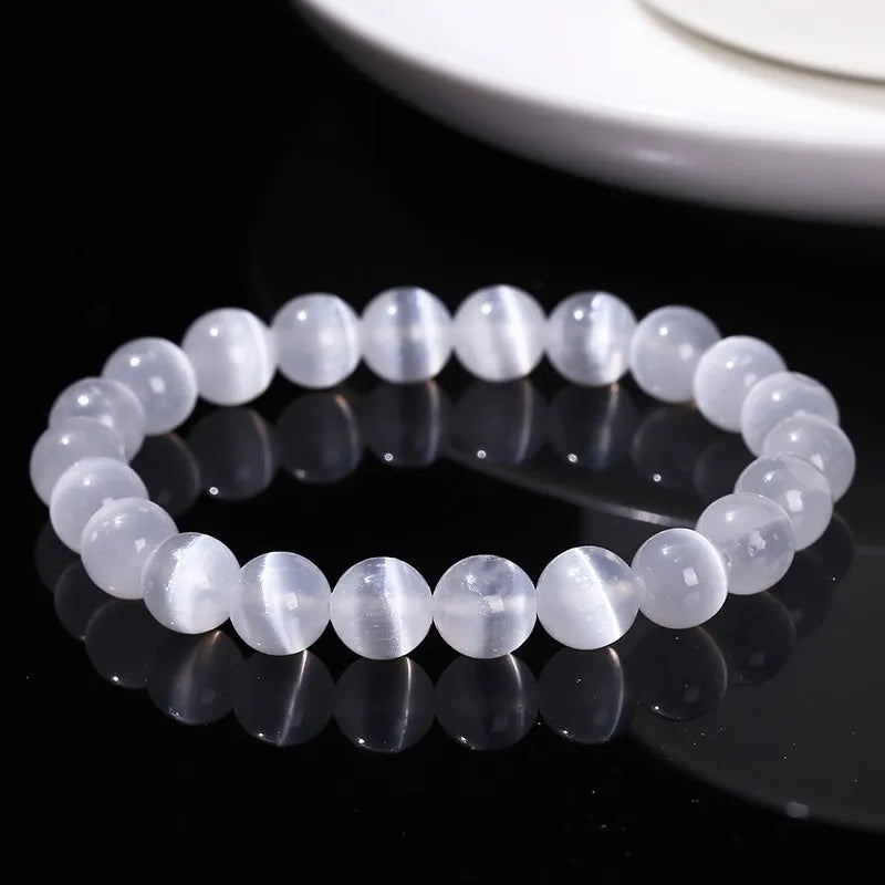 Pulseira Selenita Branca